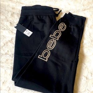 Black Logo Sweat pants